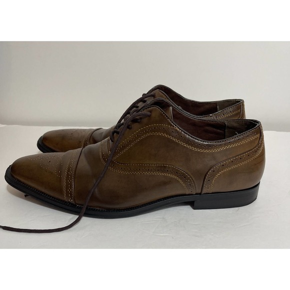 GIORGIO BRUTINI Men’s 10M Oxford Shoes Brown0 - Picture 3 of 7